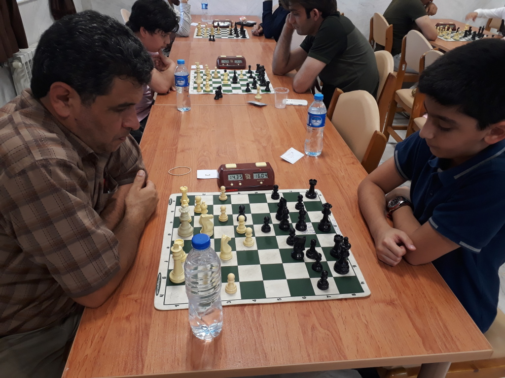 مسابقه شطرنج حضوری تورنمنت ویژه شهرداری نکا